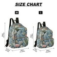 thumbnail image 2 of FORMRS Mini Backpack Purse for Women Quilted Travel Daypack Casual Shoulder Bag, Sea Plants Pattern, 2 of 7