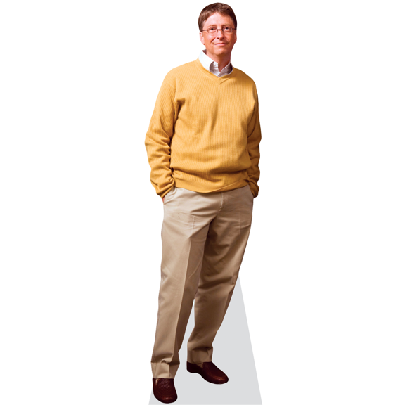 Bill Gates Lifesize Cardboard Cutout Standee