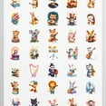 thumbnail image 4 of 35pcs-50pcs Cute Stickers Animal Stickers Music Instrument Stickers Funny Kids Stickers for Luggage Laptop Suitcase, 4 of 9