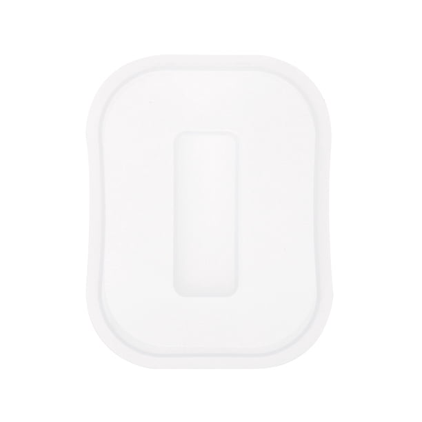 Molde de Letras 3D Grande de 5 Pulgadas Uxcell, Molde de Letras de Silicona para Arte en Resina Epóxica Decoración de Manualidades Blanca O