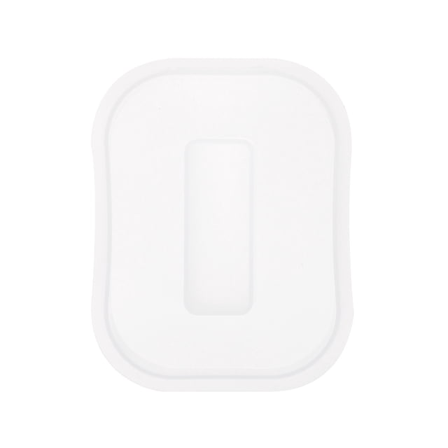 Molde de Letras 3D Grande de 5 Pulgadas Uxcell, Molde de Letras de Silicona para Arte en Resina Epóxica Decoración de Manualidades Blanca O