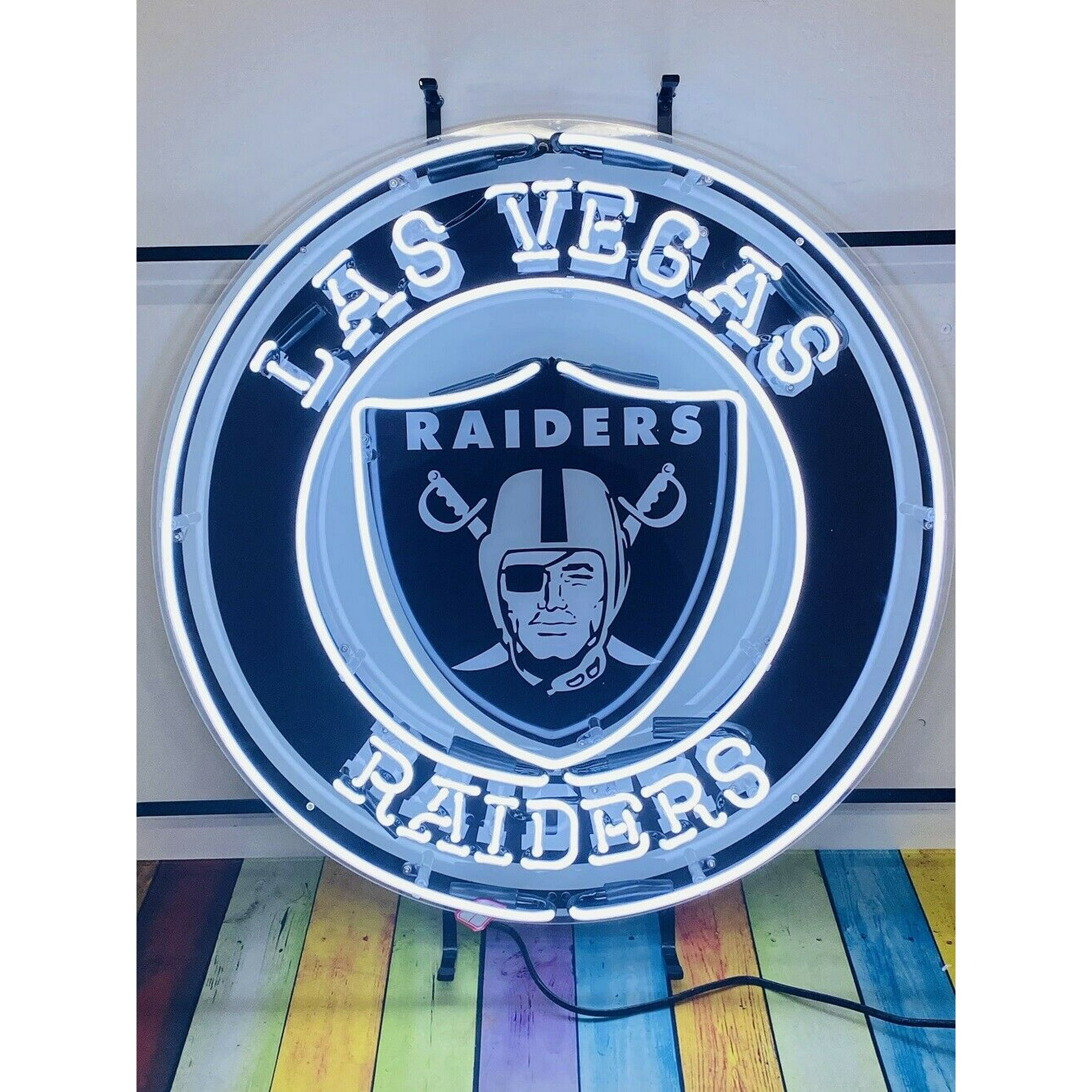 Authentic Street Signs Las Vegas Raiders Steel Logo Sign