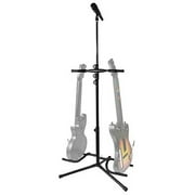 CTA Premium Mic Stand with Guitar Holders (Universal)