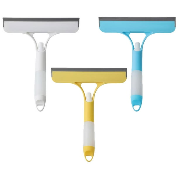 3 escurridores flexibles para vidrio con rociador de agua, para ducha, para azulejos y puertas de vidrio.