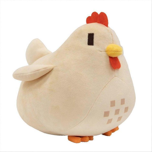 Chicken Plush Toy Chicken Pillow Game Peripheral Stuffed,B