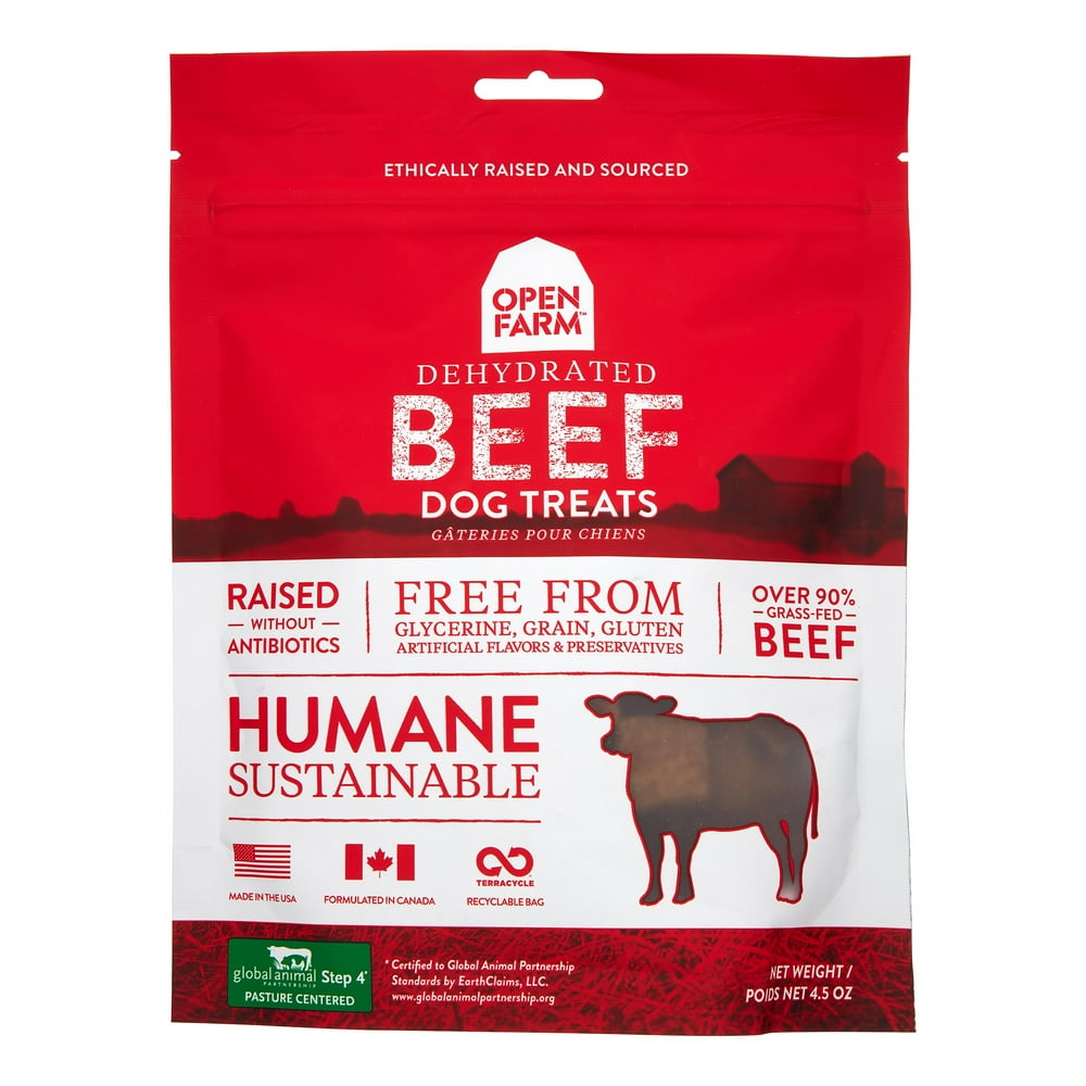Open Farm GrainFree Beef Dehydrated Dog Treats, 4.5 oz.