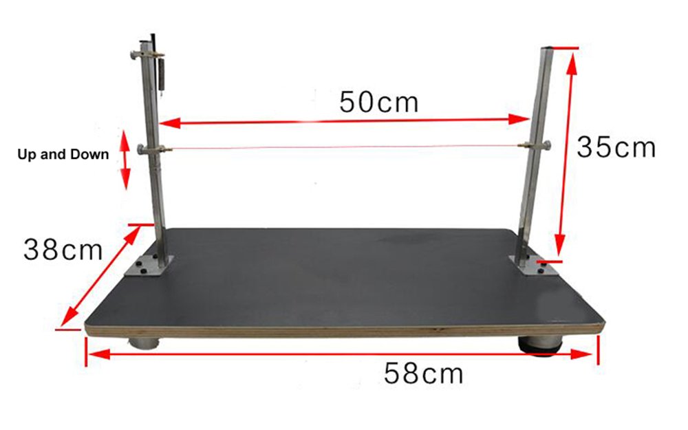 PreAsion Hot Wire Form Cutter Transverse Thermocut Foam Cutting Machine for Foam/Sponge/EPE/Ribbon/KT Board 15x22.8inch
