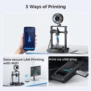 Creality Ender 3 V3 KE 3D Printer, 500mm/s High Speed, CR Touch Auto Leveling, Sprite Direct Extruder, 300℃, Dual Fans, 8.66×8.66×9.44in