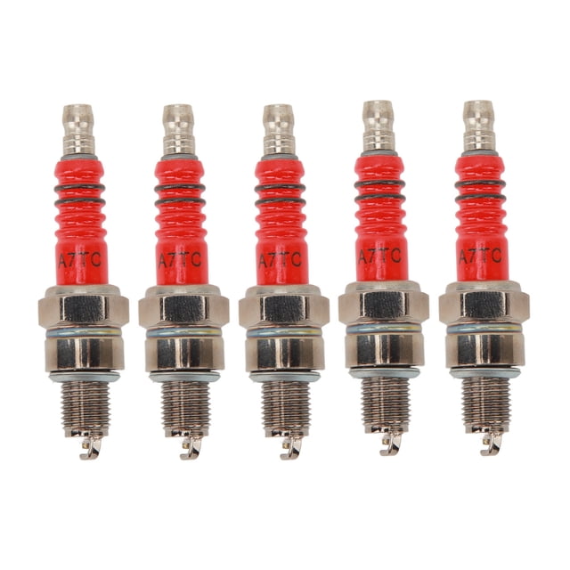 5 uds bujías de motocicleta A7TC Racing reemplazo de bujías para GY6 50cc a 150cc Scooter de cuatro tiempos