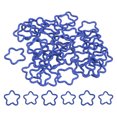thumbnail image 1 of Unique Bargains Open Jump Rings 50Pack 16mm Star Connectors for Jewelry Making, Dark Blue, 1 of 7