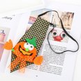 thumbnail image 4 of Corbata de lentejuelas luminosas para la noche de Halloween, decoración de fiesta, corbata, accesorio para el cuello a la moda para actuación Automoción decorativa y accesorios Calabaza de hoja Speravity VI017280-01, 4 of 6
