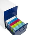 thumbnail image 3 of Poppin White Stow 3-Drawer Vertical File Cabinet With Lock, 3 of 5