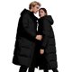 thumbnail image 3 of Ceisia Men's Solid Color Long Thick Waterproof Gift Long Sleeved Hooded JacketFeatures: 1.This coat made from great fa, 3 of 9