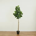 thumbnail image 6 of Nearly Natural 8ft. Artificial Fiddle Leaf Fig Tree, Green, 6 of 6