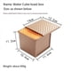 thumbnail image 4 of 2X Mini Molde para Pan con Tapa, Caja de Tostadas Cuadrada Antiadherente con Capacidad de Masa de 0,55 Lb (250 G) para Hornear en el Horno, 4 of 7