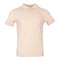 thumbnail image 1 of Playera Polo George Talla EG Manga Corta Lisa Cuello de 3 Botones Beige, 1 of 4
