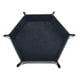 thumbnail image 2 of Bandeja de Dados Conjunto Bandejas de Dados Plegables Hexagonas Dados Rolling Bandeja PU Soporte de Dados de material cuero para Juegos de Dados RPG, DND Y Jue Negro Yotijar bandeja de dados de juego de rol, 2 of 10