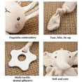 thumbnail image 4 of Security Blanket With Teether Comforter Rattle Baby Soothing Towel Newborn Stuffed Animals Soft Sensory Lovely Baby Girl Gifts Newborn, 4 of 6