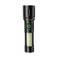 thumbnail image 2 of strola Toys Small Rechargeable Flashlight High Lumens, USB C Mini Tactical Flashlight 5 Modes Zoomable, Aircraft Aluminum Waterproof EDC for Camping Outdoor and Emergency, 2 of 9