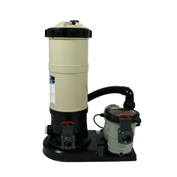 Blue Wave Hydromatic 90 SF Above Ground Pool Cartridge Filter System with 1 HP Pump - 1-HP