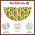 thumbnail image 3 of Sikiie Roosters And Sunflowers Christmas Tree Skirt, Christmas Tree Decorations, Christmas Decor, Tree Mat Decoration(30-48IN)-36", 3 of 6