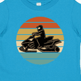 thumbnail image 4 of Inktastic Snowmobile Retro Sunset Boys or Girls Toddler T-Shirt, 4 of 5