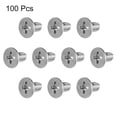 thumbnail image 4 of Unique Bargains M4x8mm Flat Head Machine Screws, Phillips Cross Screw, 304 Stainless Steel, Fasteners Bolts 100Pcs, 4 of 4