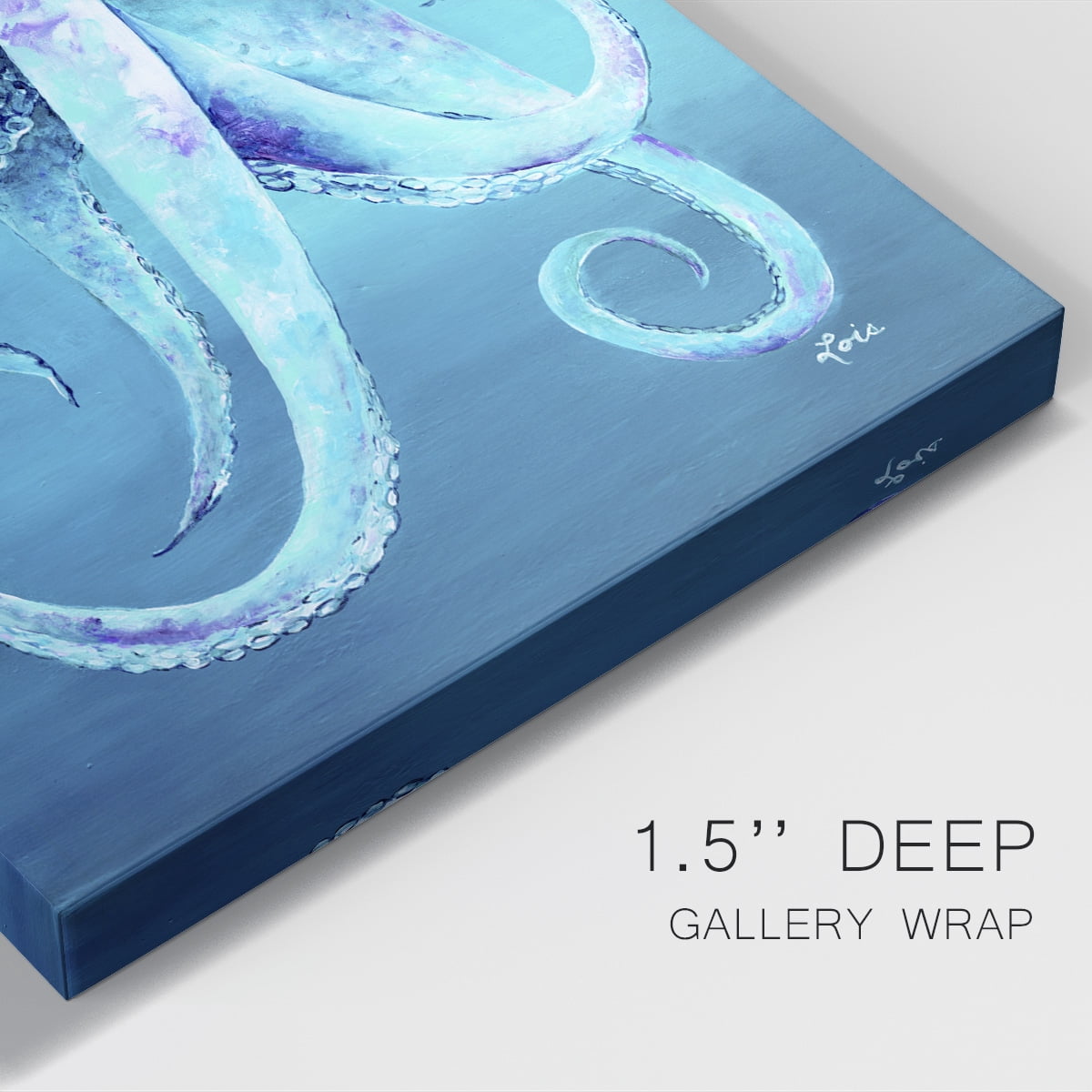 Octopus Premium Gallery Wrapped Canvas - Ready to Hang