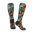 thumbnail image 5 of Lsque Mario Printed Crew Socks Men's Women's LightWeight Thin Casual Calf Socks ,Knee High Socks,Cotton Socks, 5 of 9