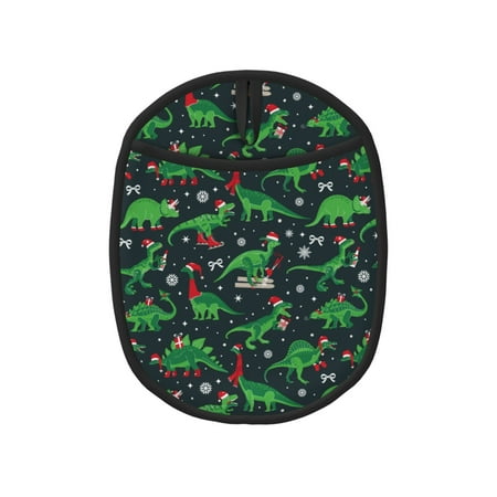 

Sikiie Dino Christmas Party Silicone Pot Holders Oven Mitts Heat Resistant Hot Pads Non Slip Pot Holder for Kitchen Baking and Cooking 9.4 x 7.5 Inches