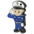 thumbnail image 4 of U Disk Cartoon Creative Flexible Plastic Portable for Windows 98/Me/2000/XP USB2.0 Police 128G, 4 of 5