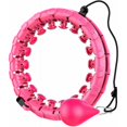 thumbnail image 1 of Aro de fitness desmontable inteligente, aro ancho y ajustable con púas de masaje y 24 piezas extraíbles, aro adelgazante adecuado para fitness/gimnasio, 1 of 5