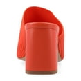 thumbnail image 4 of Journee Womens Lorenna Open Square Toe Block Heel Dress Sandals, Widths Available, 4 of 10