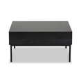 thumbnail image 5 of Baxton Studio Haben Modern and Contemporary Two-Tone Oak Brown and Black Finished Wood Coffee Table, 5 of 12