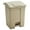 Tan, variant on Large Capacity Plastic Step-On Receptacle  23 gal  Tan