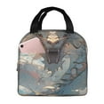 thumbnail image 1 of Fotbe Cool Cloud White Dragon Bolsa Térmica con Estampado y Forro de Aluminio Grueso Bolsa de Almuerzo con Bolsillo Frontal para Hombres y Mujeres, Ideal para Trabajo, Escuela, 1 of 8