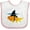 White and Pink, variant on Inktastic Funny Goldfish with Shark Fin Boys or Girls Baby Bib