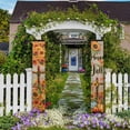 thumbnail image 4 of SEANATIVE Thanksgiving Porch Flags for Indoor Outdoor 2CS Sunflower Banner Hanging Sign for Front Door Porch Home Yard Decor Holiday Farmhouse Happy Fall 70.9x12.6 Inch, 4 of 7