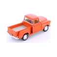 thumbnail image 4 of 1955 Chevy Stepside Pickup, Orange - Kinsmart 5330WOR - 1/32 scale Diecast Model Toy Car, 4 of 5