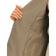 thumbnail image 5 of BLAZER Doble Botón de Manga Larga con Solapa Notch para Mujeres Chic de Trabajo Oficina en Caqui XS, 5 of 6