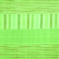 thumbnail image 1 of Ahgly Company Indoor Square Abstract Green Contemporary Area Rugs, 8' Square, 1 of 1