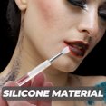 thumbnail image 4 of EeaseMX 4 pinceles portátiles de silicona para labios, aplicadores de lápiz labial y pinceles para sombras de ojos., 4 of 8