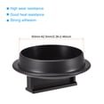thumbnail image 4 of Tapón de cocina Uxcell para desagües de basura, reemplazo de tapón de goma negro, 2 piezas, 4 of 7