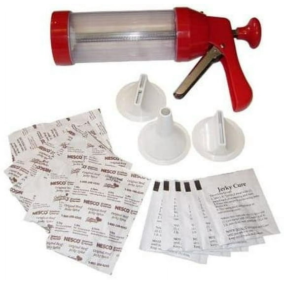 Nesco BJX-5 Jumbo Jerky Works Jerky Gun & Seasoning Kit