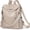 Beige, variant on Versatile PU Leather Backpack – Multi-Way Carry, Anti-Theft & Spacious Organized Storage for Travel & Daily Use