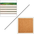 thumbnail image 4 of RYLABLUE Merry Christmas Xmas Tree Winter Christmas Set of 8 Coaster for Drinks, Absorbent Ceramic Stone Coasters Cup Mat with Cork Base for Home Kitchen Room Coffee Table Bar Decor, 4 of 4