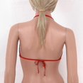 thumbnail image 2 of Rhinestone Embellished Sheer Bralette with Halter Neck and Backless Design for Women, 2 of 5
