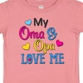 thumbnail image 4 of Inktastic My Oma and Opa Love Me with Hearts Boys or Girls Baby T-Shirt, 4 of 5