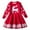 Red, variant on FDDMis Toddler Xmas Dress Black and Gold Dress Girl Holiday Dress Gothic Clothes Cute Baby Girl Clothes Girls Clothes Size 8-10 6-12 Month Girl, Blue 2-3 Years