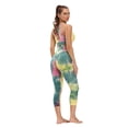 thumbnail image 3 of LoyisViDion Woman Pants Clearance Women'S High Waist Running Tie-Dye Pants Workout Leggings Yoga Pants Wine S, 3 of 5